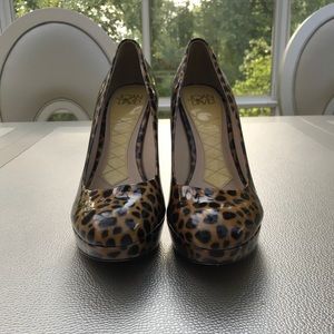 Joan and David Cheetah Print Heels